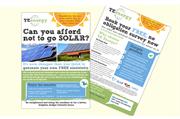 Double sided A5 leaflet design - creative marketing material