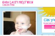Fundraising website for the Kara Prestwich cause
