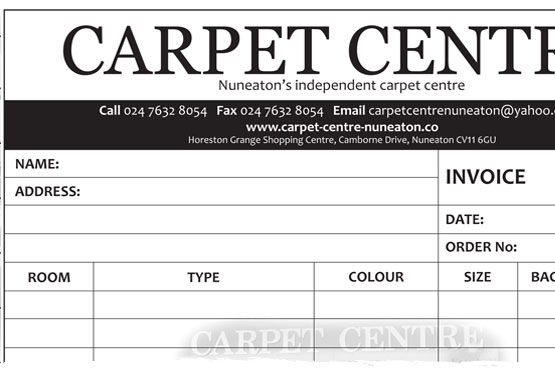 Carpet Installation Invoice Template